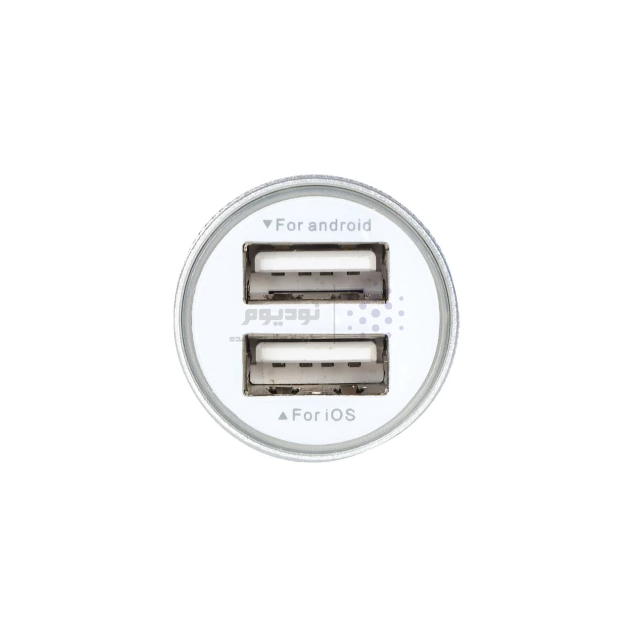 شارژر فندکی فست دو پورت NITU مدل CC805 به همراه کابل شارژ اندروید – مشکی نقره ای (گارانتی 18 ماه تعویض نیکان همراه) — تصویر ۳