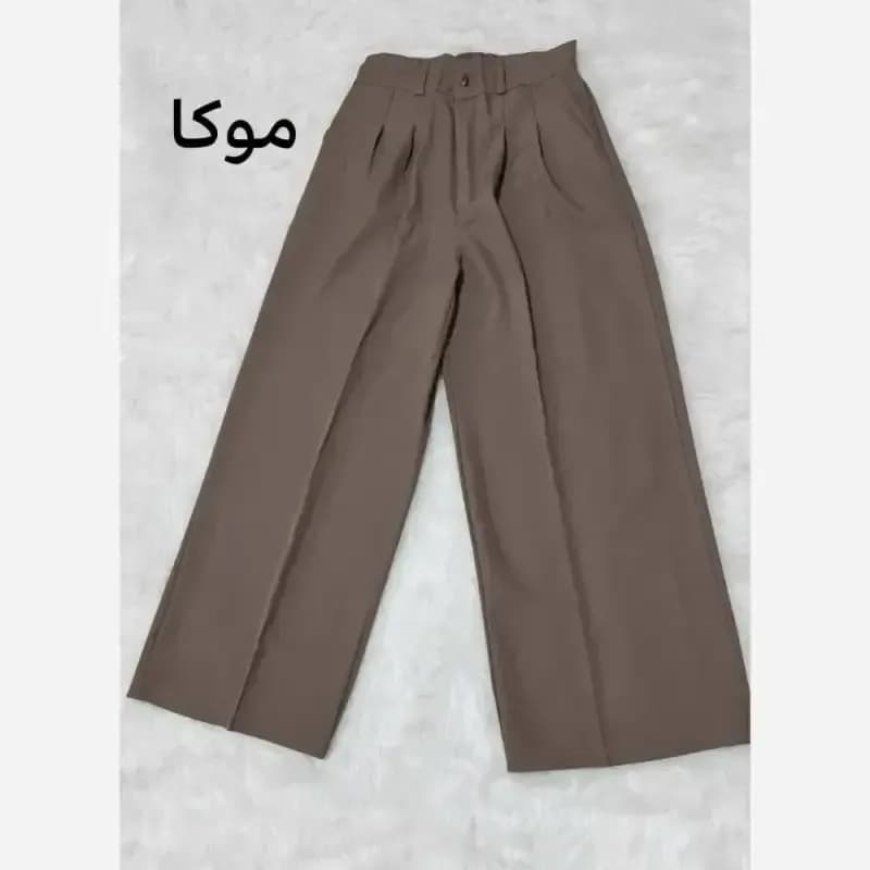 شلوار تمام بگ ریزشی بزایاق جنس بزایاق گرم بالا — تصویر ۴