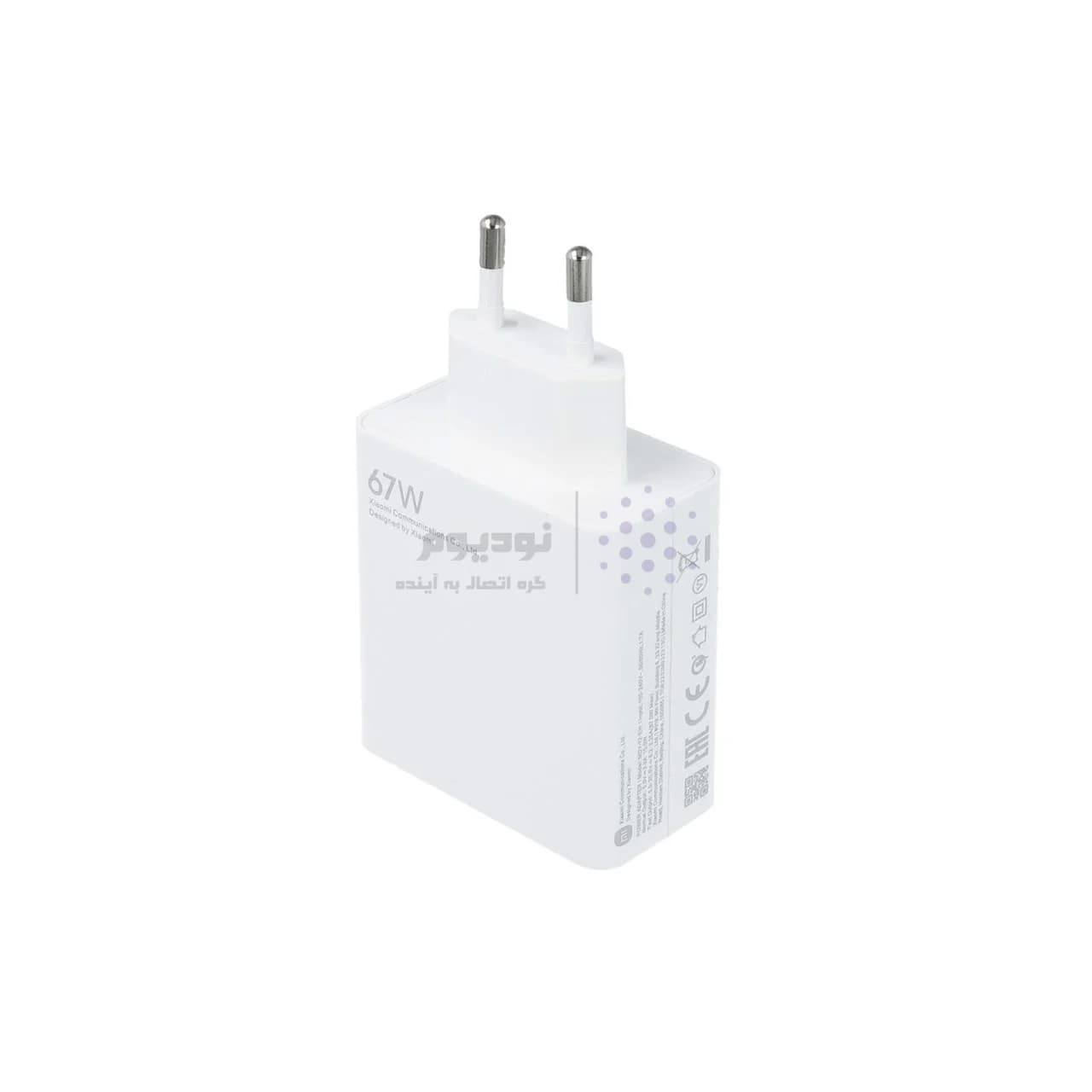 شارژر دیواری فست تک پورت Xiaomi مدل MDY-12-EH 67W – سفید – اصل چین — تصویر ۲