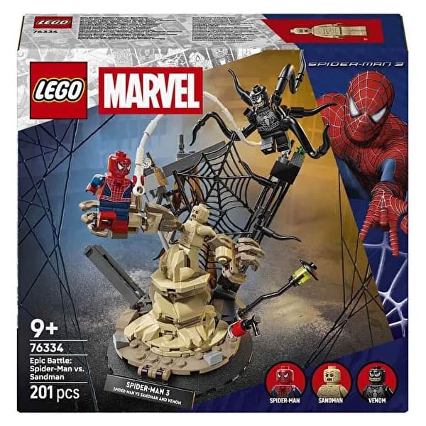 لگو سری مارول مدل Epic Battle: Spider Man vs. Sandman کد 76334 — تصویر ۳