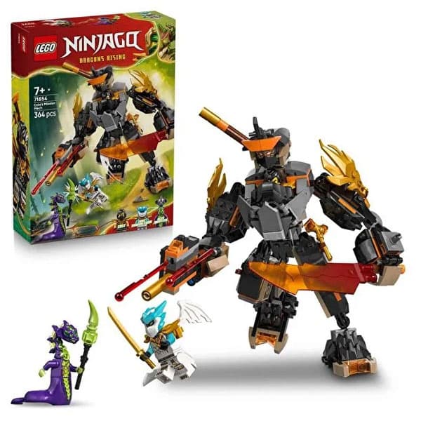 لگو سری نینجاگو مدل Cole’s Mission Mech & Dragon Zane کد 71854