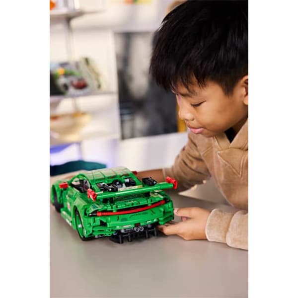 لگو سری تکنیک مدل Porsche 911 GT3 R REXY AO Racing Car کد 42224 — تصویر ۵