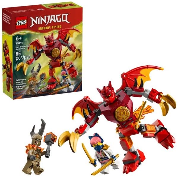 لگو سری نینجاگو مدل Kai’s Dragon Mech Battle Pack کد 71851