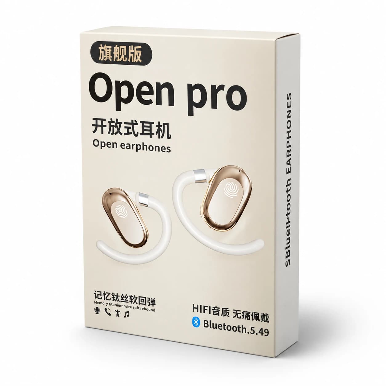 هندزفری بلوتوثی Open Pro مدل Open Ear | طراحی دورگوشی و ارگونومیک — تصویر ۲
