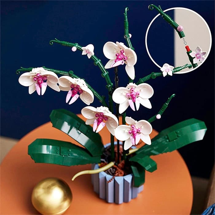 ساختنی لگو آیکونز مدل 10311 گل ارکیده Orchid — تصویر ۴