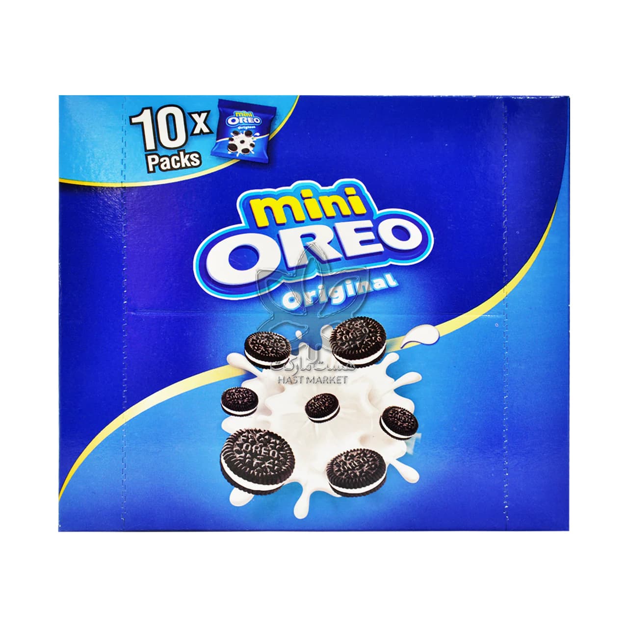 پک ده تایی مینی بیسکوییت کرم وانیلی اوریو – oreo
