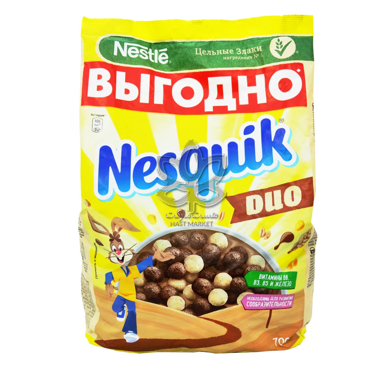 غلات صبحانه توپی دو رنگ ۷۰۰ گرم دوئو نسکوییک – nesquick