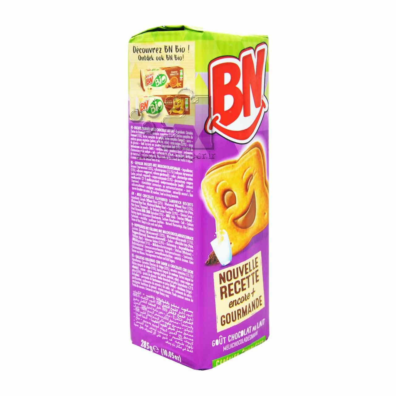بیسکوییت کرم شکلات شیری ۲۸۵ گرم – BN — تصویر ۲