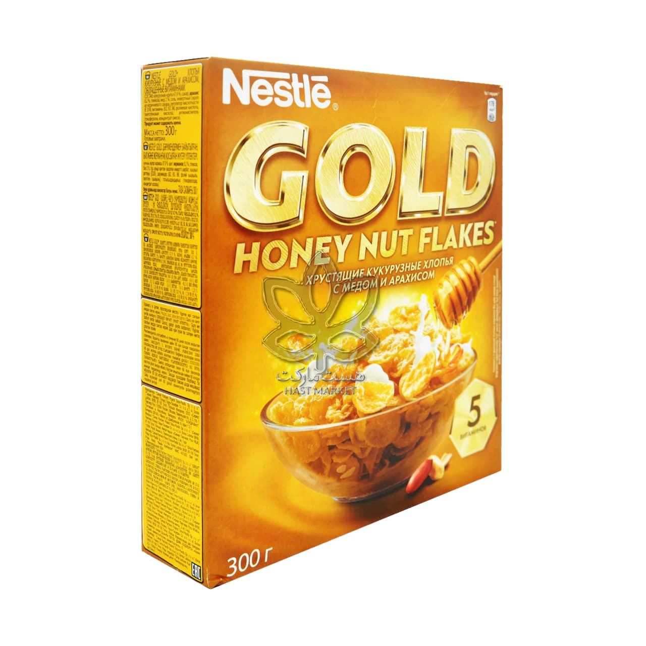 غلات صبحانه ( کورن فلکس ) هانی نات ۳۰۰ گرم گلد نستله – nestle — تصویر ۲