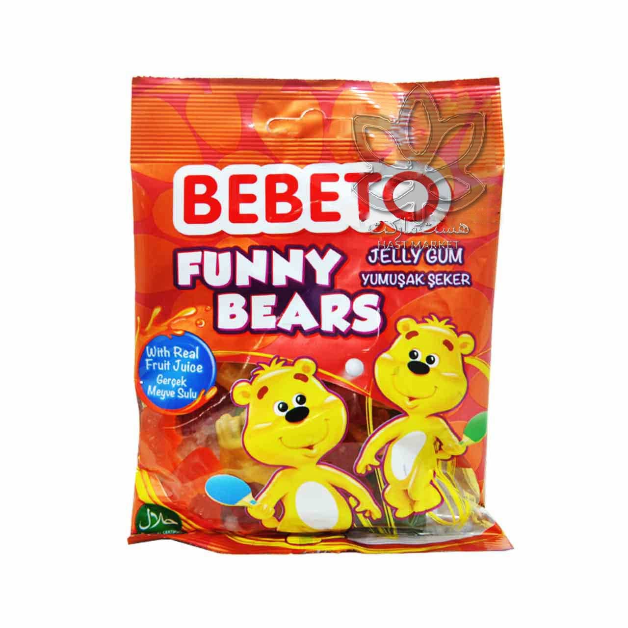 پاستیل خرسی ۸۰ گرم ببتو – bebeto