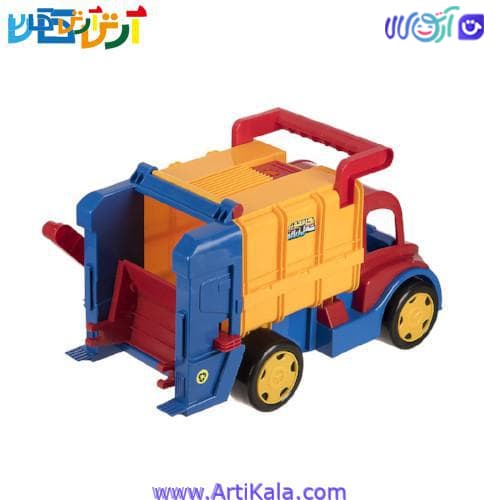 ماشین بازی حمل زباله زرین تویز مدل The Trash Truck F3 — تصویر ۵