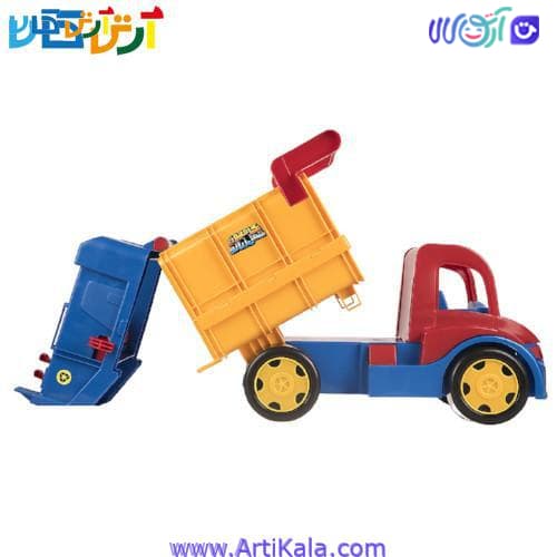 ماشین بازی حمل زباله زرین تویز مدل The Trash Truck F3 — تصویر ۳