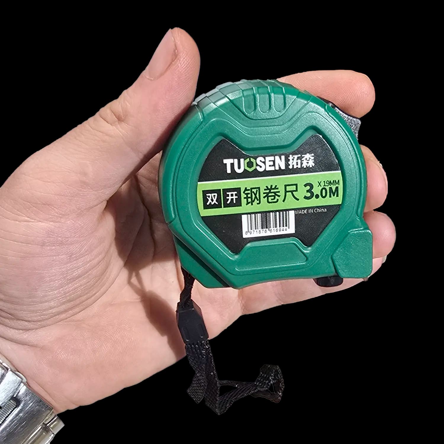 متر دستی توسن مدل TUOSEN 16944 طول ۳ متر — تصویر ۲