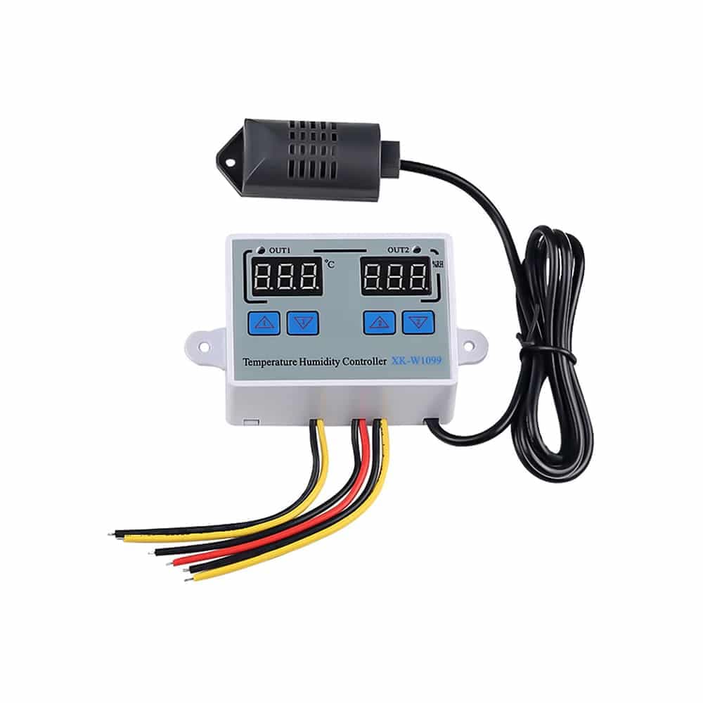 ماژول ترموستات دما و رطوبت مدل XK-W1099 12V