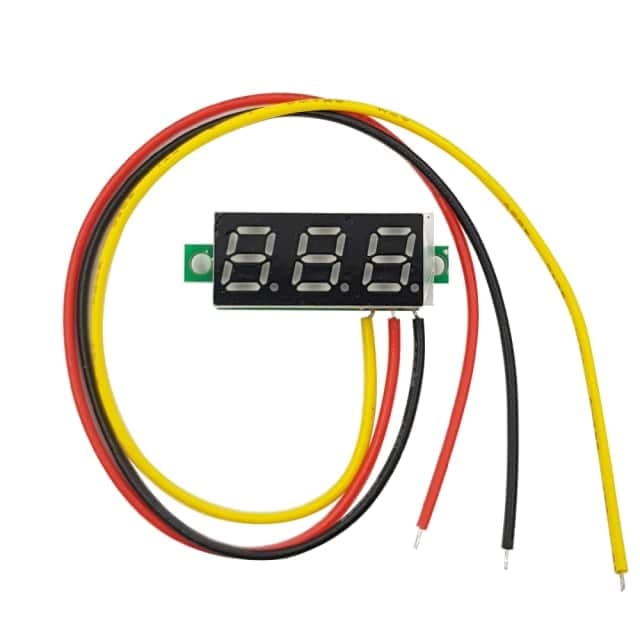 ماژول ولتمتر مدل RED 0.28 0-100V DC — تصویر ۲