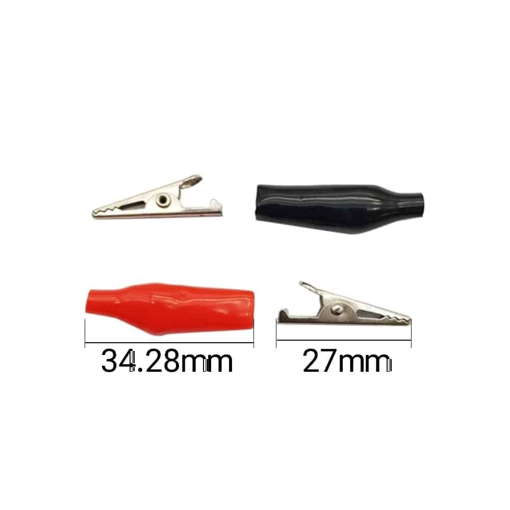 گیره سوسماری کوچک مدل Small Alligator Clip مجموعه دو عددی — تصویر ۲
