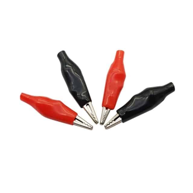 گیره سوسماری متوسط مدل Medium Alligator Clip مجموعه دو عددی — تصویر ۳