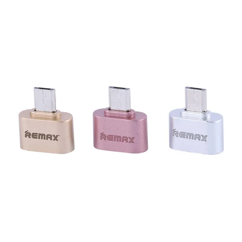 تبدیل OTG میکرو به USB2.0 مدل Remax – حراج استثنایی به قیمت خرید — تصویر ۳