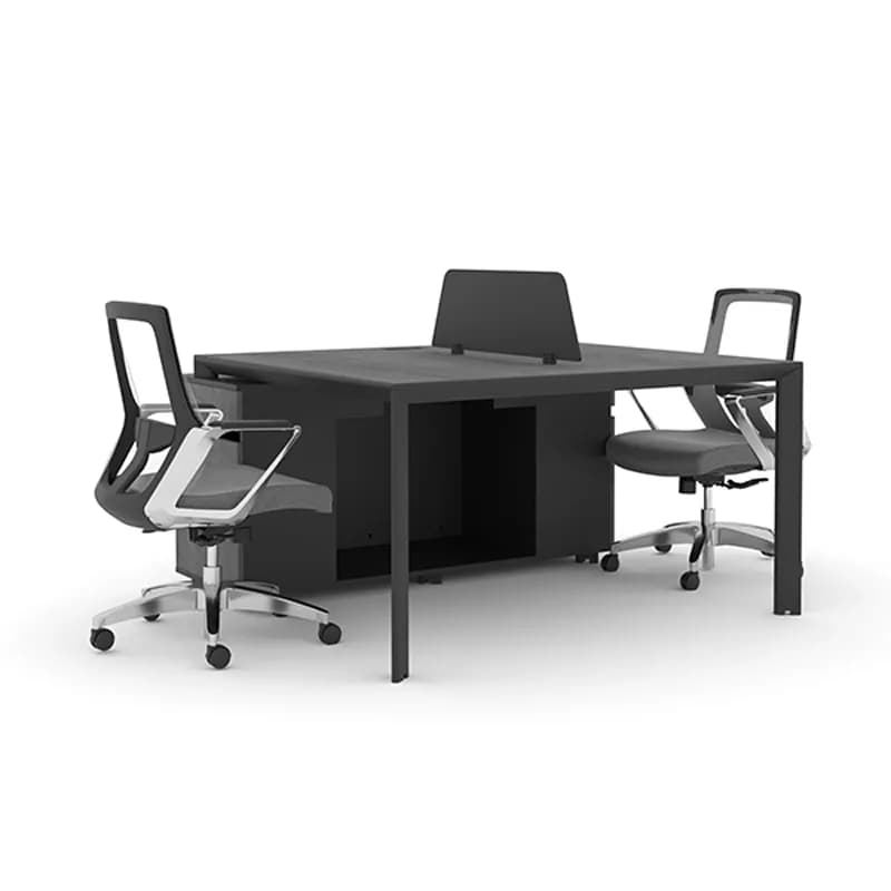 میز کارگروهی دونفره پادمان مدل W100 B2