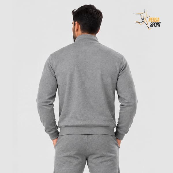 ست ورزشی مردانه پرسا اسپرت خاکستری Sweatshirt & Jogger — تصویر ۲