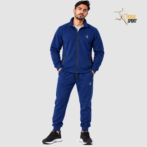 ست ورزشی مردانه پرسا اسپرت آبی Sweatshirt & Jogger