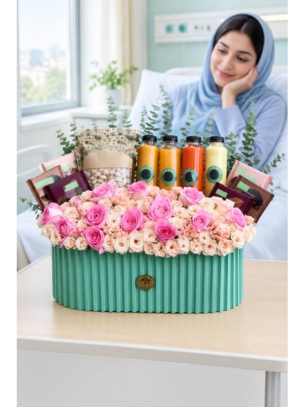 باکس گل خاص با ارسال به بیمارستان مطهری