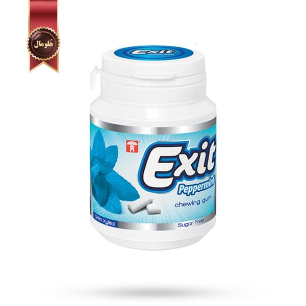 آدامس بدون قند اگزیت Exit مدل نعناع تند Peppermint وزن 50 گرم (اورجینال)
