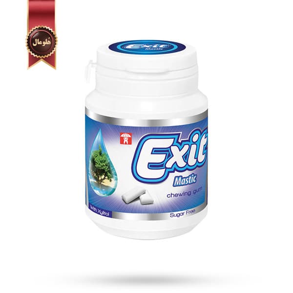 آدامس بدون قند اگزیت Exit مدل کندر رومی Mastic وزن 50 گرم (اورجینال)