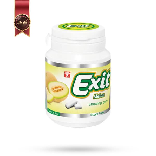 آدامس بدون قند اگزیت Exit مدل خربزه Melon وزن 50 گرم (اورجینال)