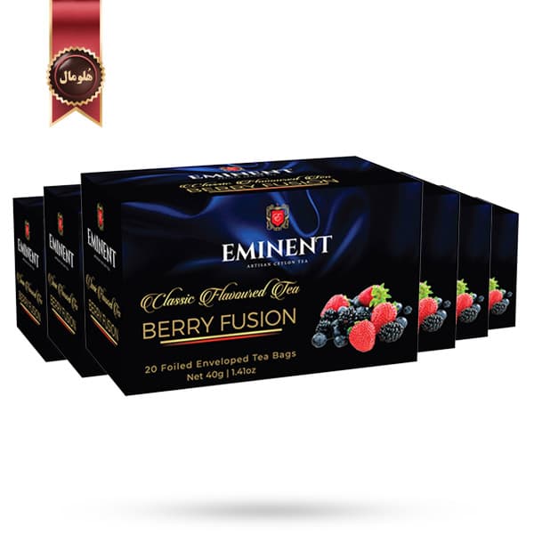 6 بسته چای تی بگ امیننت eminent مدل انواع توت Berry Fusion پک 20 تایی (اورجینال)