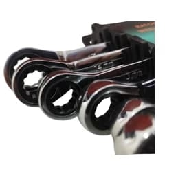 آچار یکسر تخت و یکسر رینگی جغجغه ای مدل RATCHET WRENCH مجموعه 7 عددی — تصویر ۶