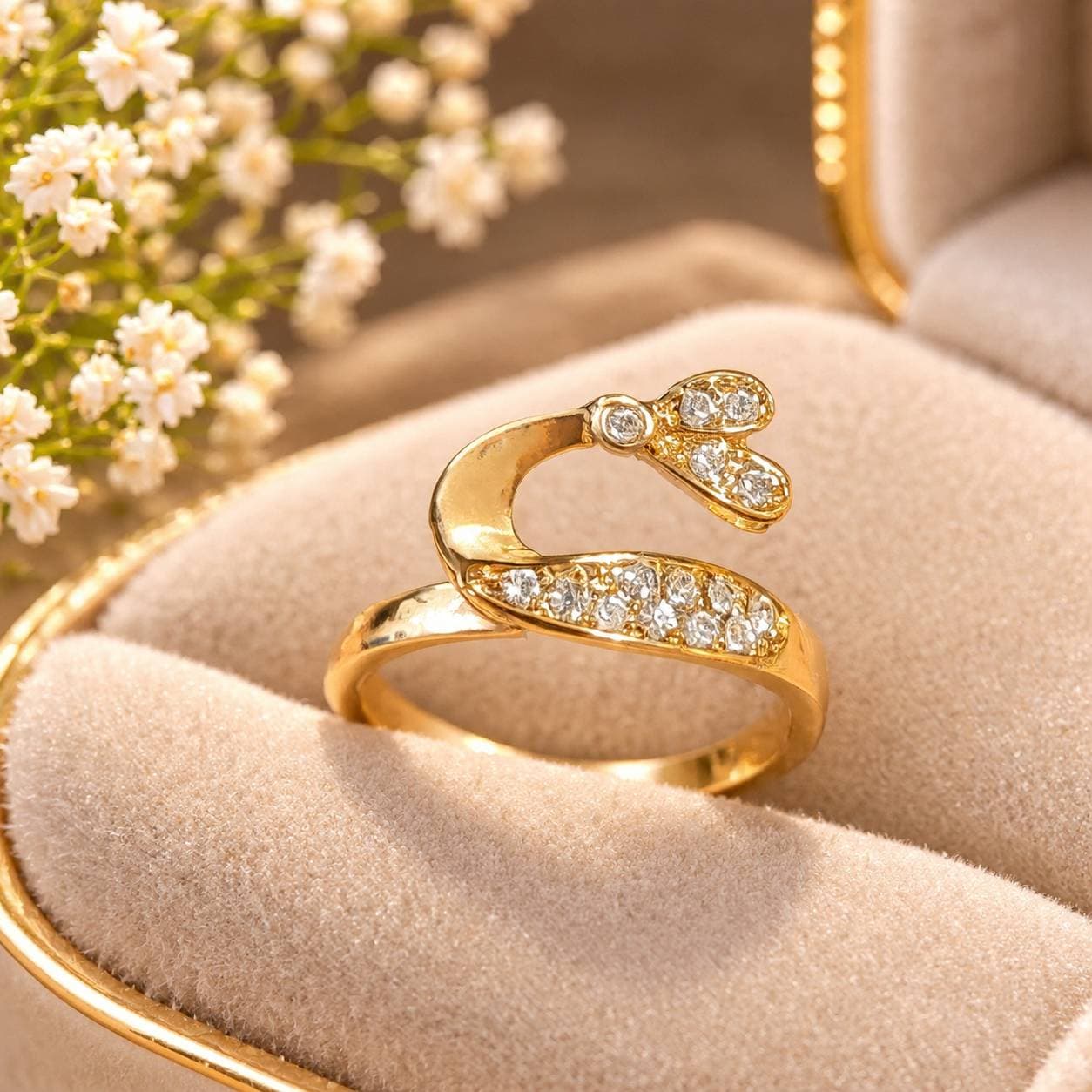 نگشتر دم وال (Whale Tail Ring) — تصویر ۲