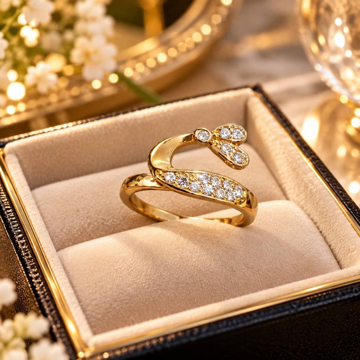 نگشتر دم وال (Whale Tail Ring)