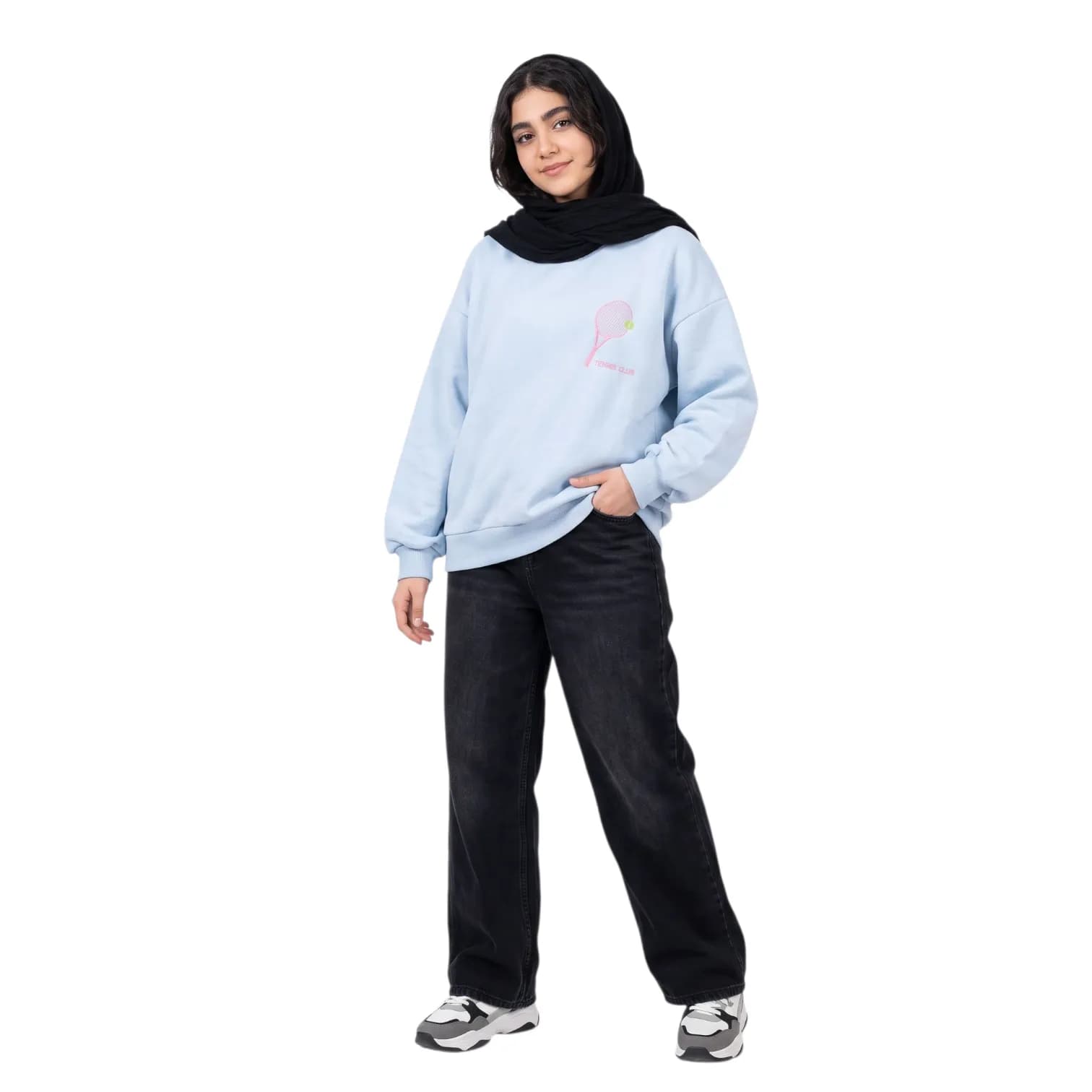 بلوز دخترانه نوجوان و بزرگسال راکت تنیس — تصویر ۶