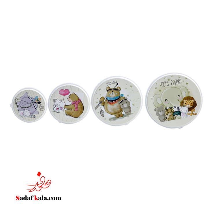 ست ظرف غذا بارانا گرد زیباسازان (36)/39036 — تصویر ۲