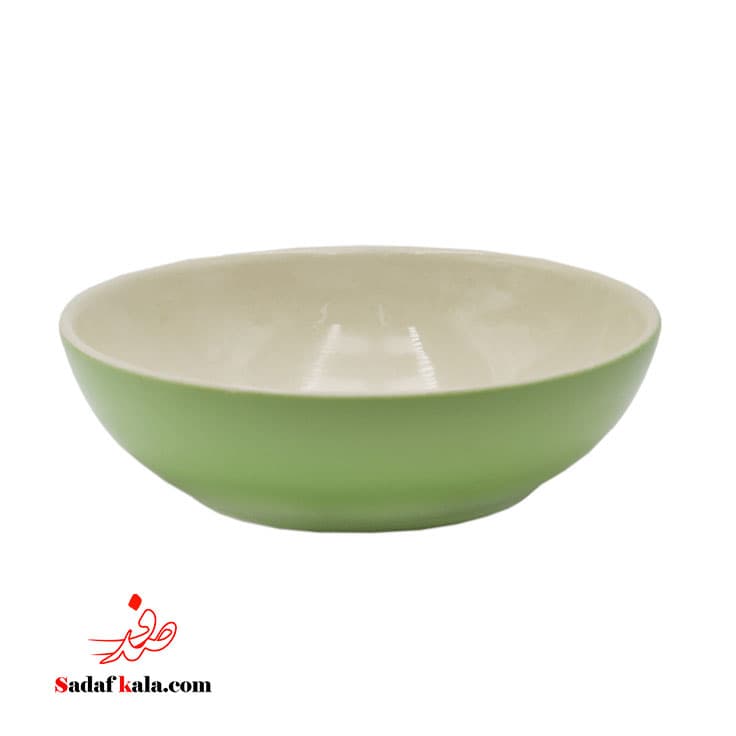 خورشت خوری گرد سرامیکی رنگی نارنج(36) — تصویر ۶