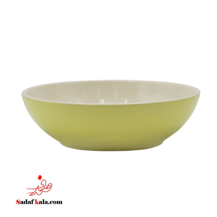 خورشت خوری گرد سرامیکی رنگی نارنج(36) — تصویر ۳