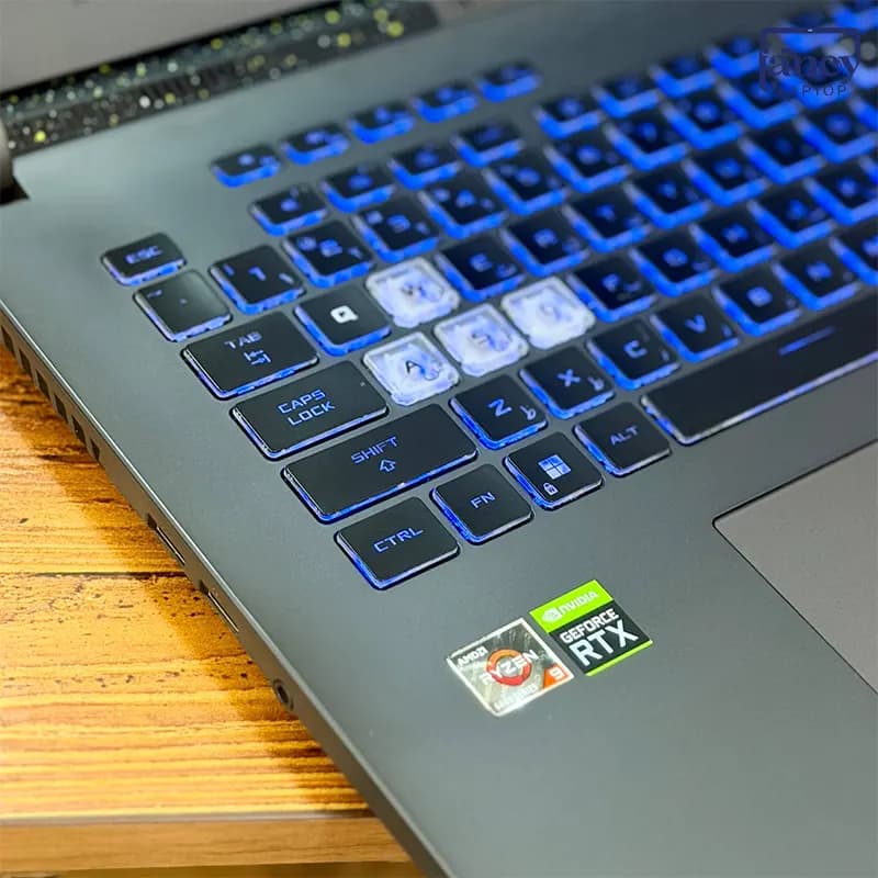 لپ تاپ استوک 17.3 اینچی ایسوس ROG Strix G713RM Ryzen 9 6900HX 16GB DDR5 1TB SSD RTX 3060 6GB FHD IPS 360Hz — تصویر ۲