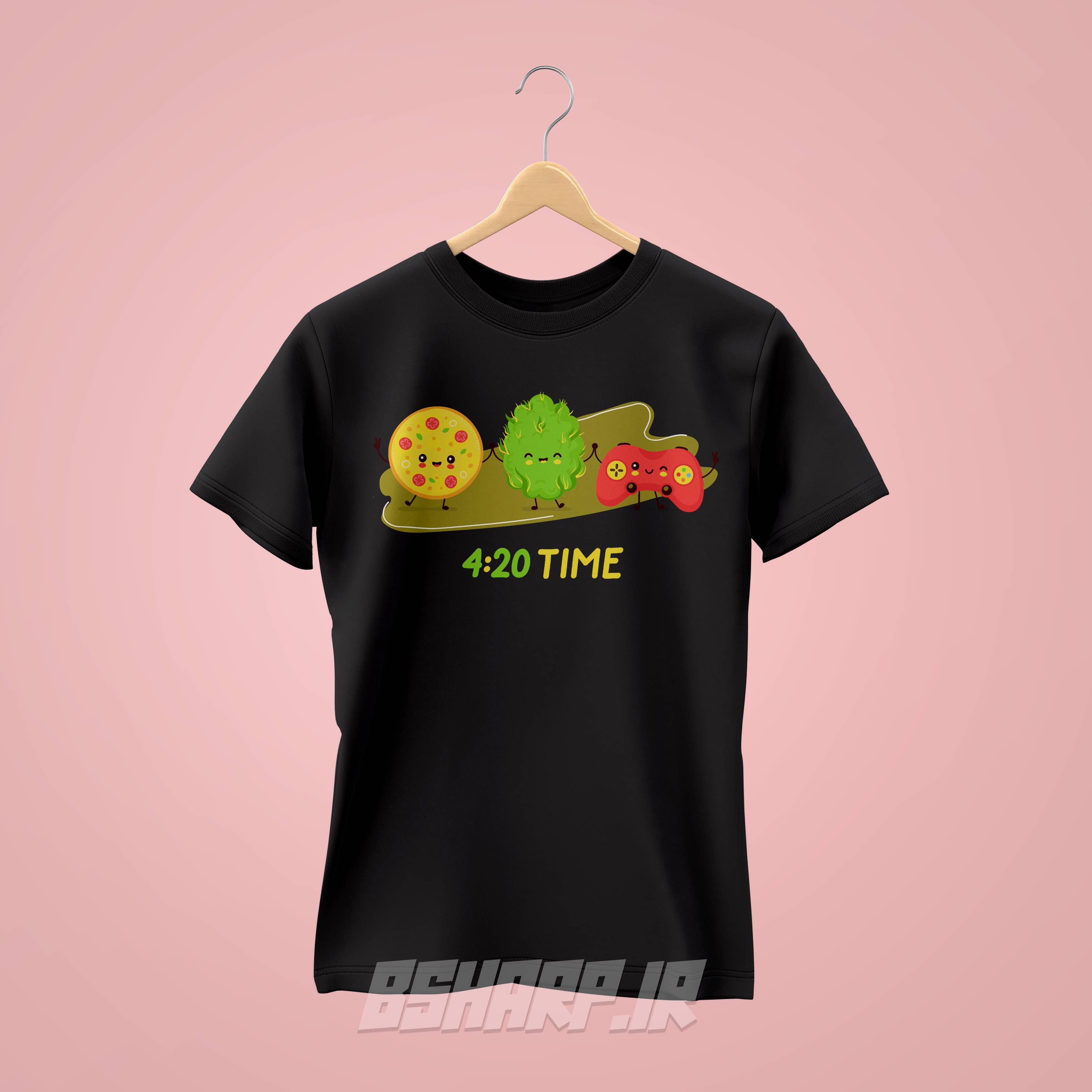 تیشرت Gamer طرح 4:20 Time