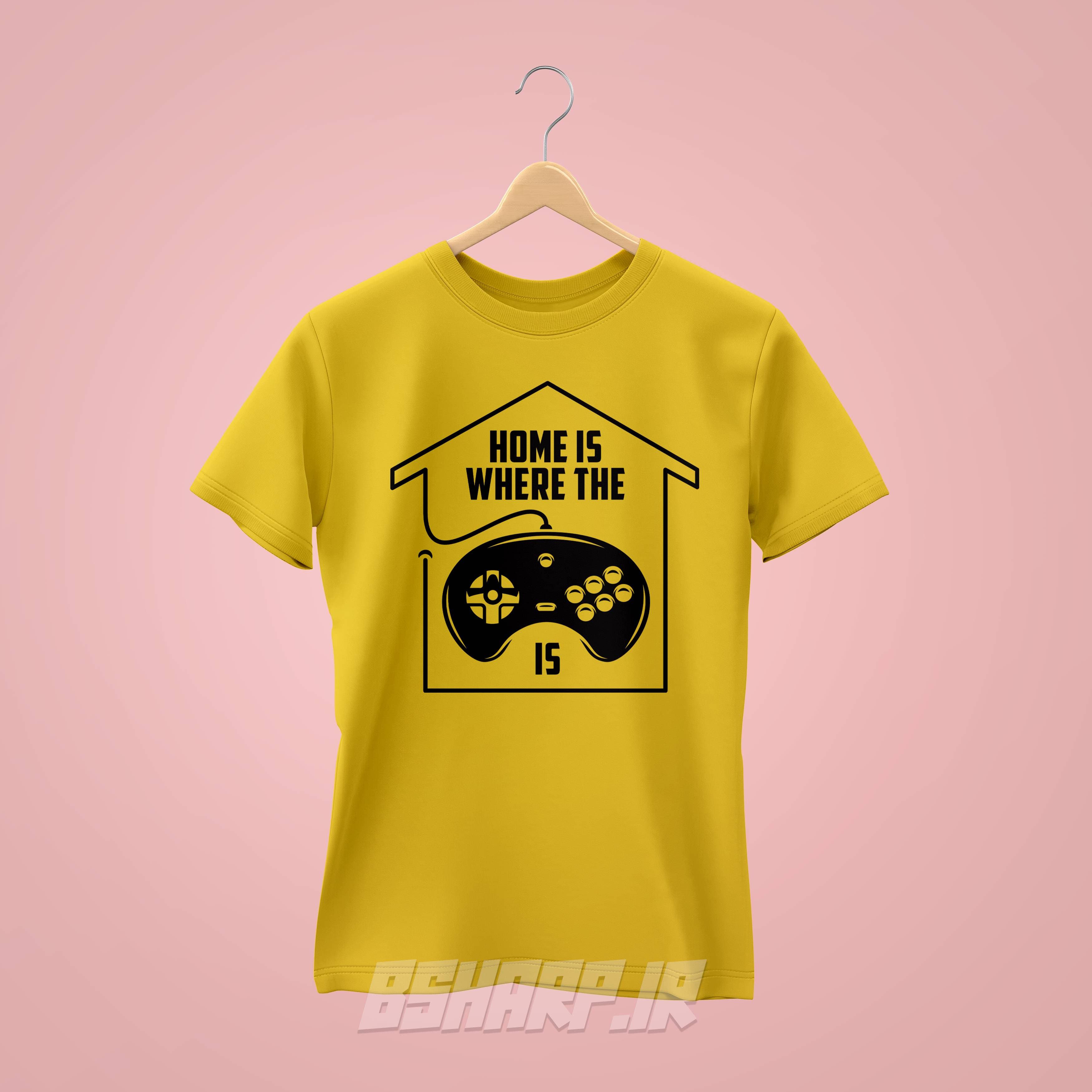 تیشرت Gamer طرح Home — تصویر ۴