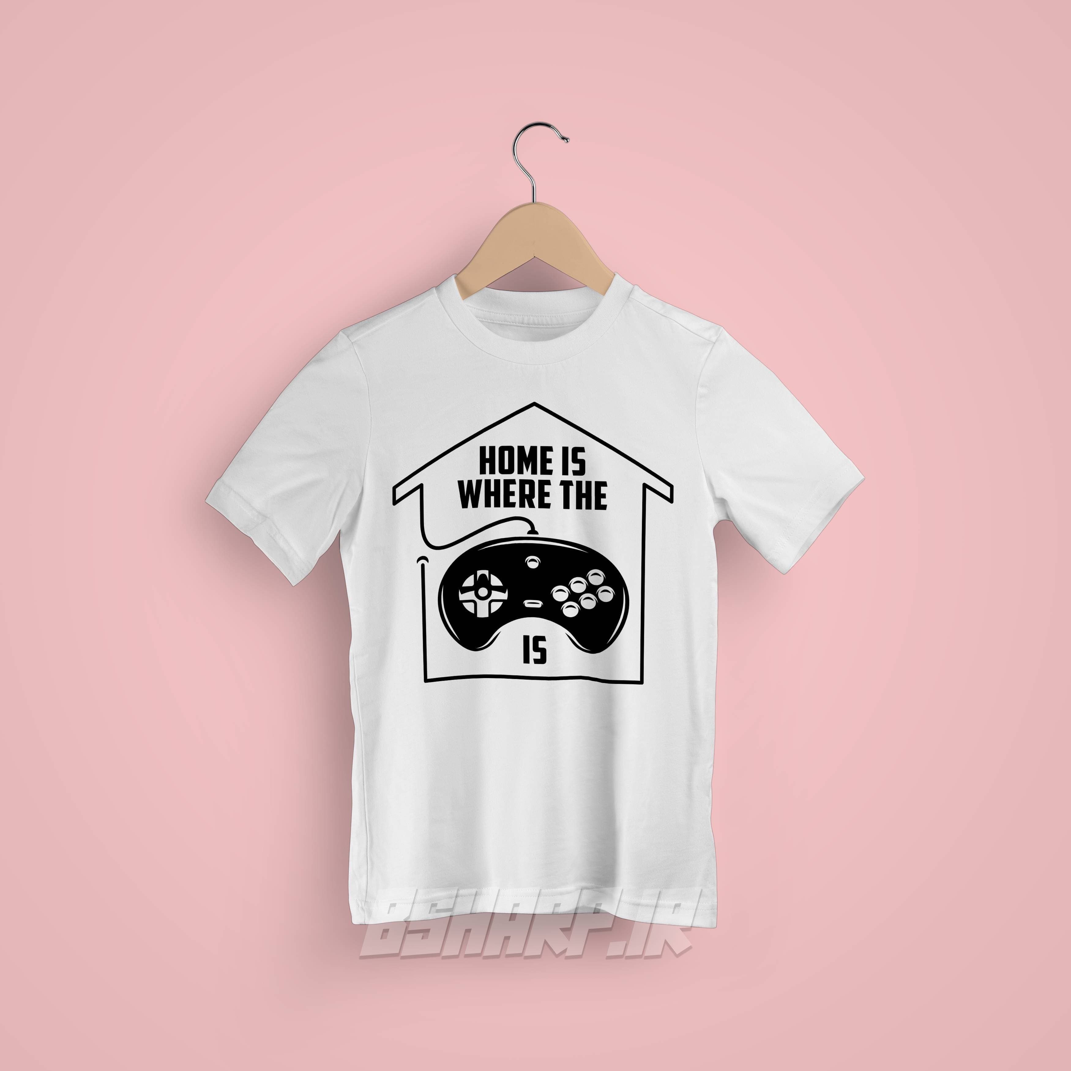 تیشرت Gamer طرح Home — تصویر ۷