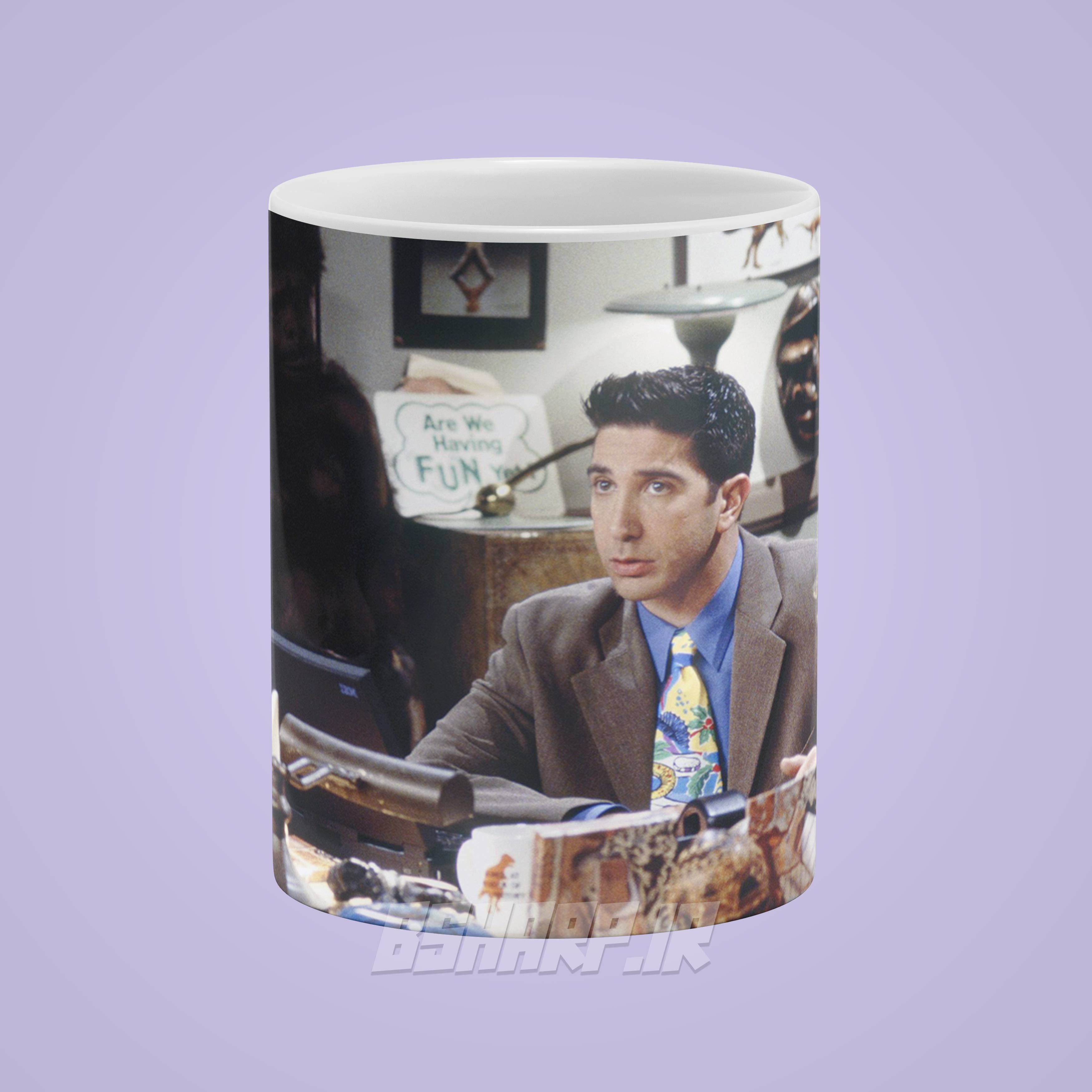 ماگ Friends طرح راس و دایناسور — تصویر ۲