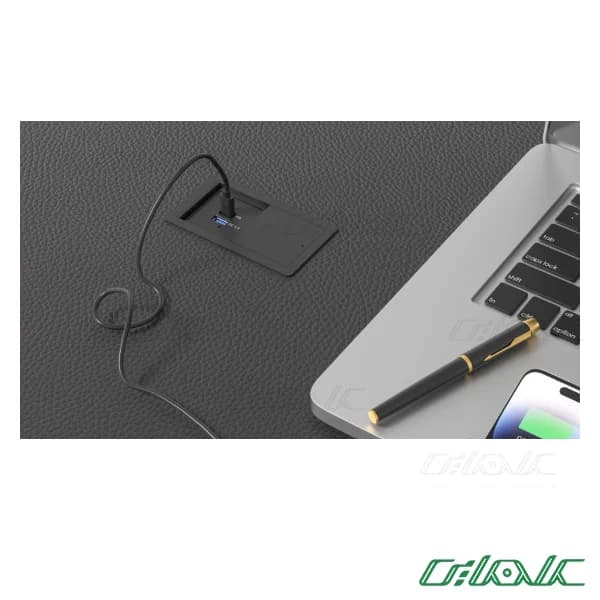 پریز توکار رومیزی تک‌خانه با USB سری PARMA ملونی مدل 10170 — تصویر ۲