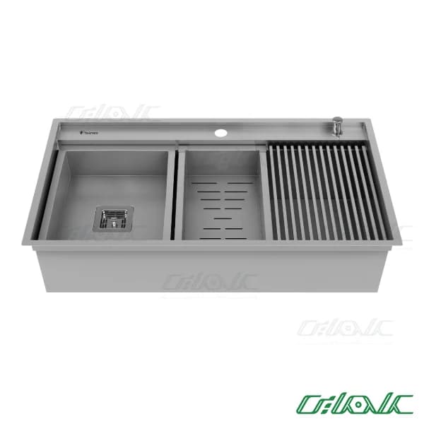 سینک کورین استیل توکار داتیس مدل Corian-702