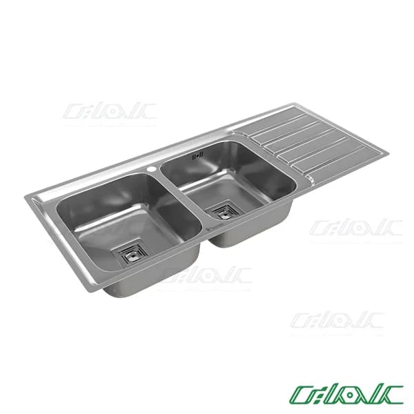 سینک استیل توکار داتیس مدل DB-212 — تصویر ۳