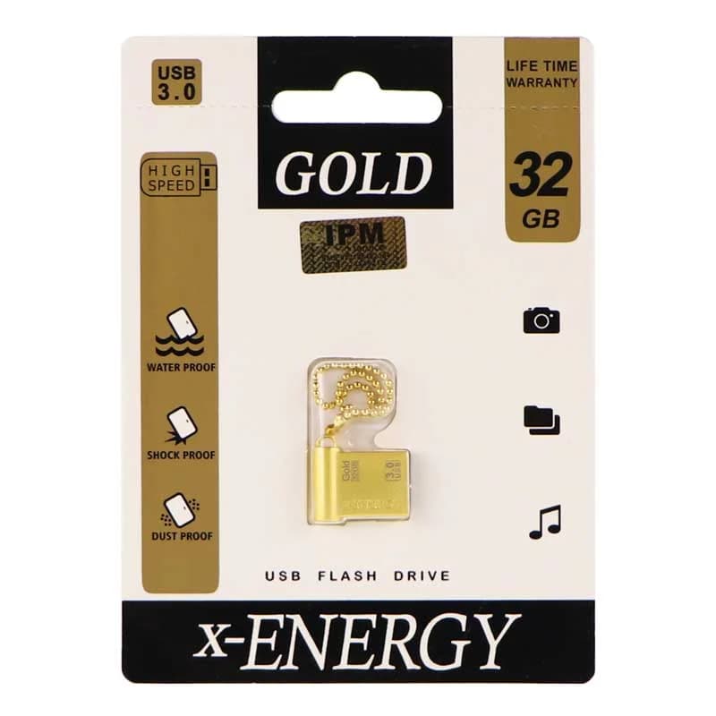 فلش 32 گیگ ایکس-انرژی X-Energy Gold USB3.0 — تصویر ۲