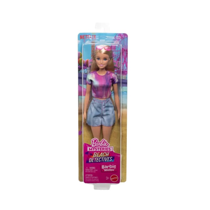 عروسک باربی مدل barbie malibu mysteries beach کد jfv63 — تصویر ۴