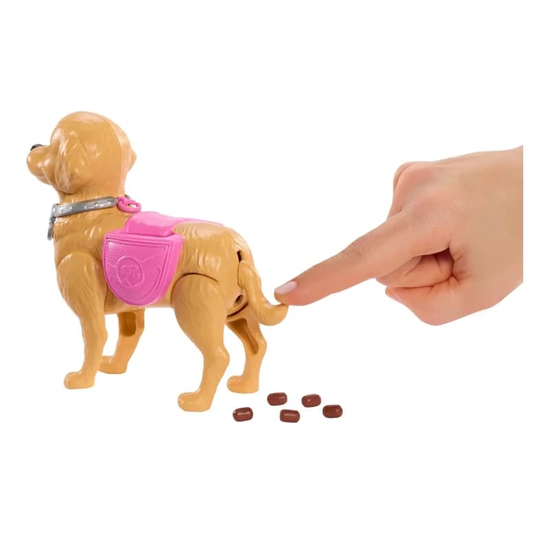 عروسک باربی مدل barbie malibu walking with clean dog کد jjb46 — تصویر ۳
