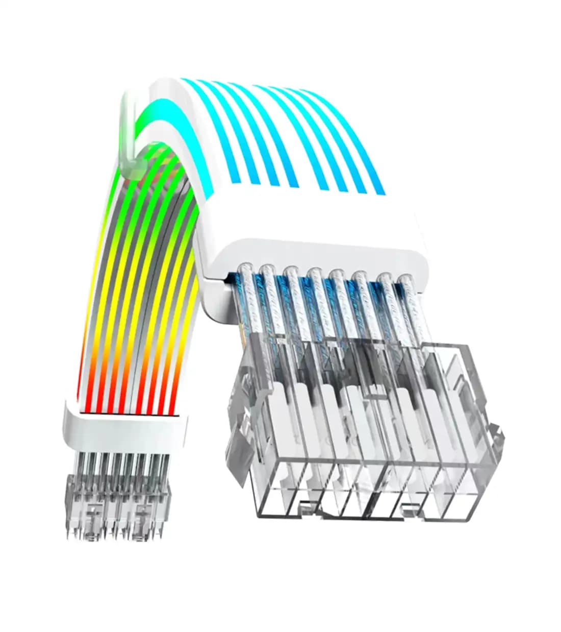 کابل GAMEMAXمدل VGA/CPU 2x8pin White — تصویر ۲