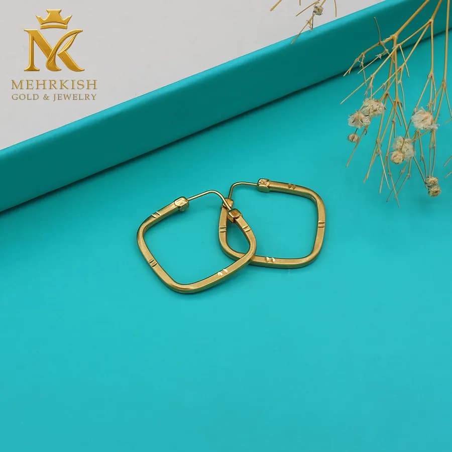 گوشواره حلقه ای کد 7951